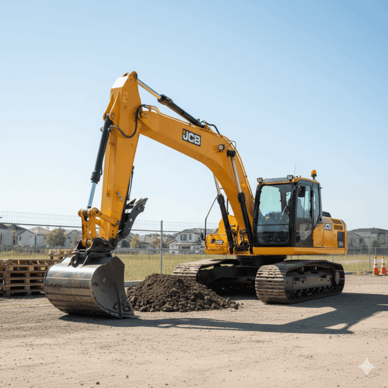 Aluguel de escavadeira hidráulica